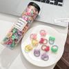 20PCS Box Baby Girls Mini HairBands Ponytail Holder Tie Rope Fashion Hair Accessories Candy Colors Hair Ties