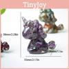 Unicorn Resin Art Decor With Lighttransmitting Material For Modern Interior And Collectors Gift