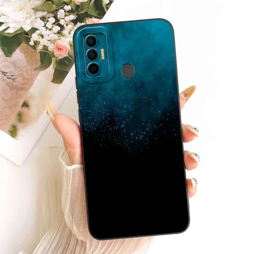 Cover For Tecno Spark 7 2021 Cute Rabbit Casing KF6 KF6j Soft Silicone Casing For Tecno Spark 7 Spark7 Back Cover Coque