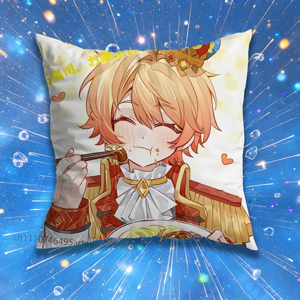 Tenma Tsukasa PProject SEKAI Pillow for Sofa Seat Chair DecorativeModern Home Decor Print Throw Cushion