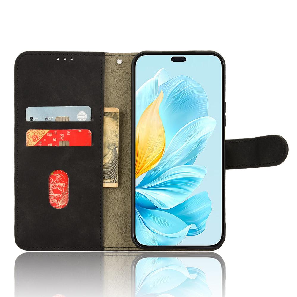 

For Honor 200 Lite Wallet Case PU Leather Mobile Phone Cover Wholesale Black