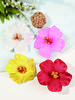 Artificial Tropical Flower Hair Clip for Seaside Holiday,Bridal Hair Accessories,6 Pcs Hawaiian Flower Hairpin for Beach Party