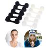 10X Black White Disposable Soft Sponge Nose Nasal Plug Filters For Spray Tanning