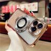 Luxury Plating Magsafe Magnetic Holder Stand Phone Case For iPhone 11 12 13 14 15 Pro Max Bumper Protector On 15 Plus Cover