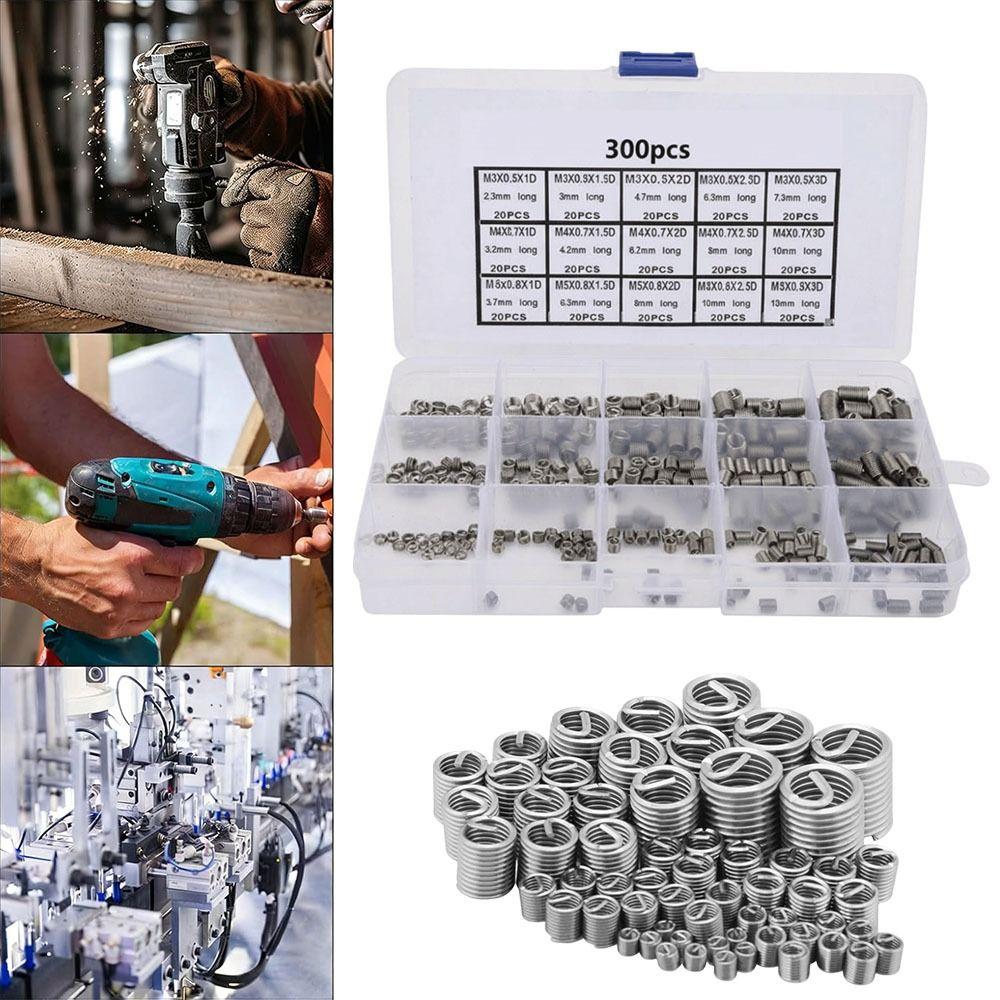 M3-M5 Combination Wire Thread Inserts High Strength Thread Protection Inserts  Thread Repair