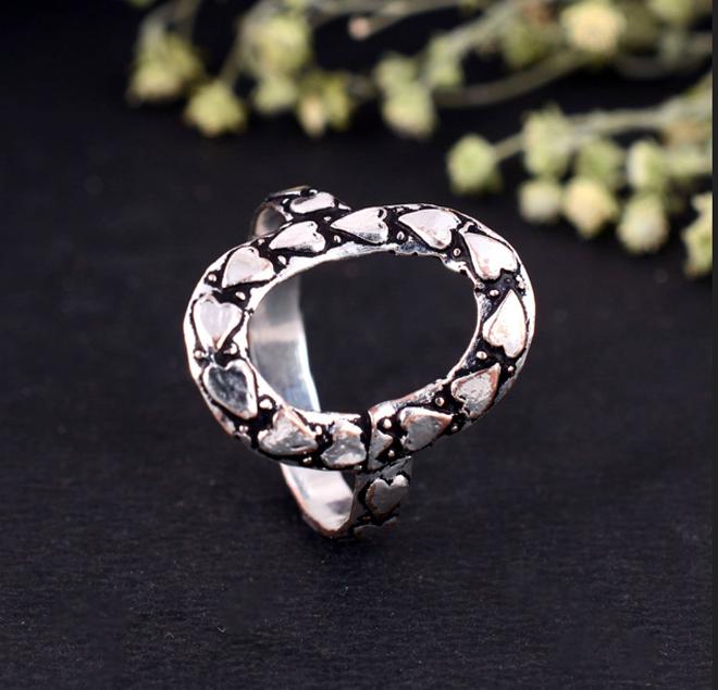 Silver Arthritis Thumb Splint – Handmade Adjustable Ring for Pain Relief, Joint Support, and Daily Wear