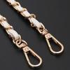 Bag Handle Replaceable hardware Bag Chain Metal Purse Strap Leather Bag Strap Crossbody Bag Belt