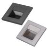 Recessed Step Light Warm White Light LED Step Light 3000K Color Temperature 85-220V 1.5W for Stairs for Corners for Corridors