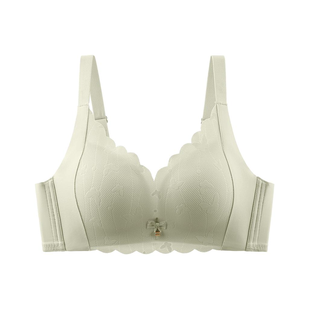Women Seamless Lace Bra Big Bust Reduction Side Collection Gather No Underwire Anti Sagging
