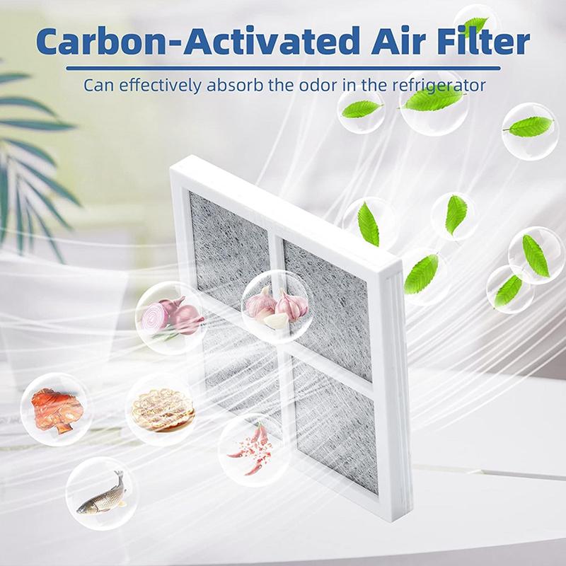 2Pcs Refrigerator Air Filter For Lg Lt120F Carbon Activated Air Filter Fresh Air Filter Replacement Parts