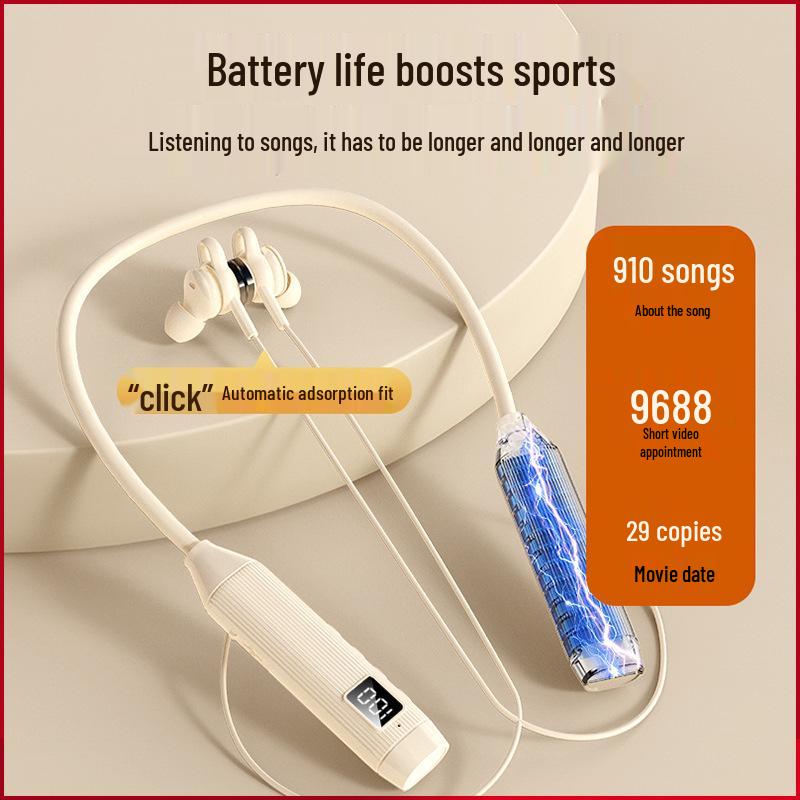Bestselling Noise-Cancelling Bluetooth Sports Neckband - Long Battery Wireless Headphones