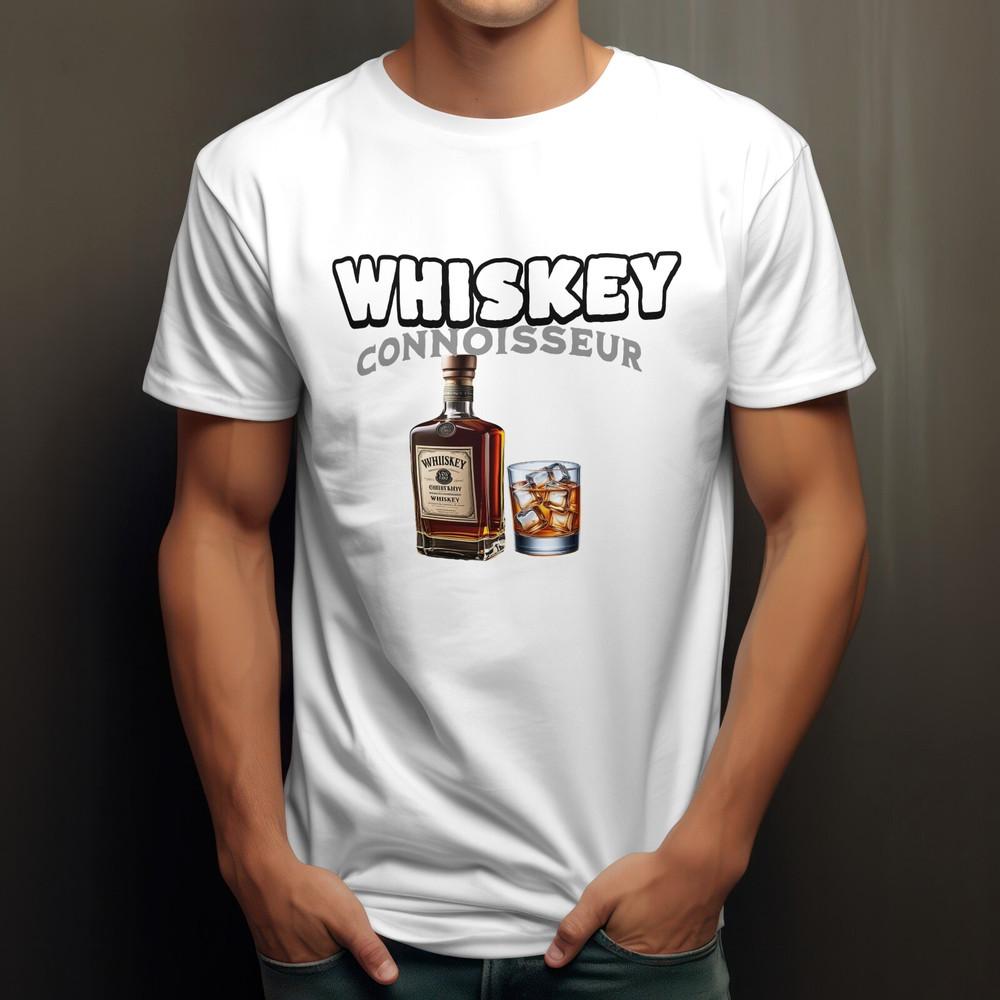Whiskey Connoisseur Drinker Tshirt Fathers Day or Grandad Gift Shirt Top Alcohol
