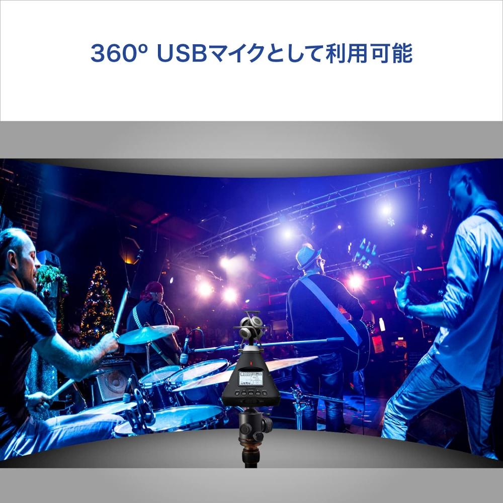 Zoom Zoom Handy Recorder Binaural VR Spatial Audio 360º Omnidirecional Gravação de Som WEB Conferência Microfone Videoconferência ASMR H3-VR