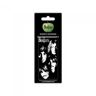 The Beatles Illustrated Faces Magnetic Bookmark