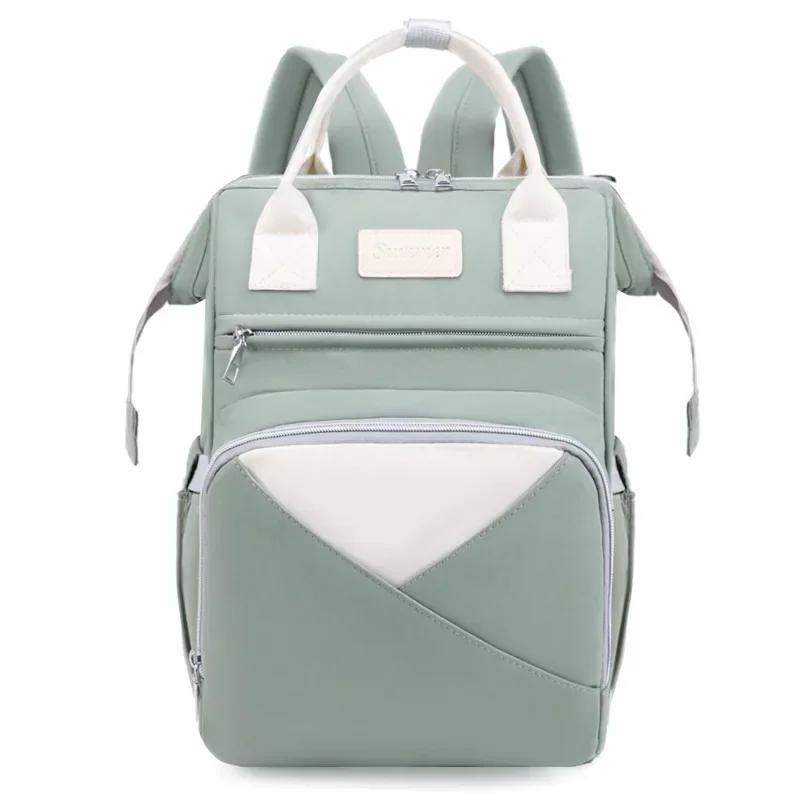 Mommy Baby Diaper Bag Baby Stroller Hanging Backpack Changing Mat Wet And Dry Carrying Large Capacity Nappy Fashion Mommy Bag