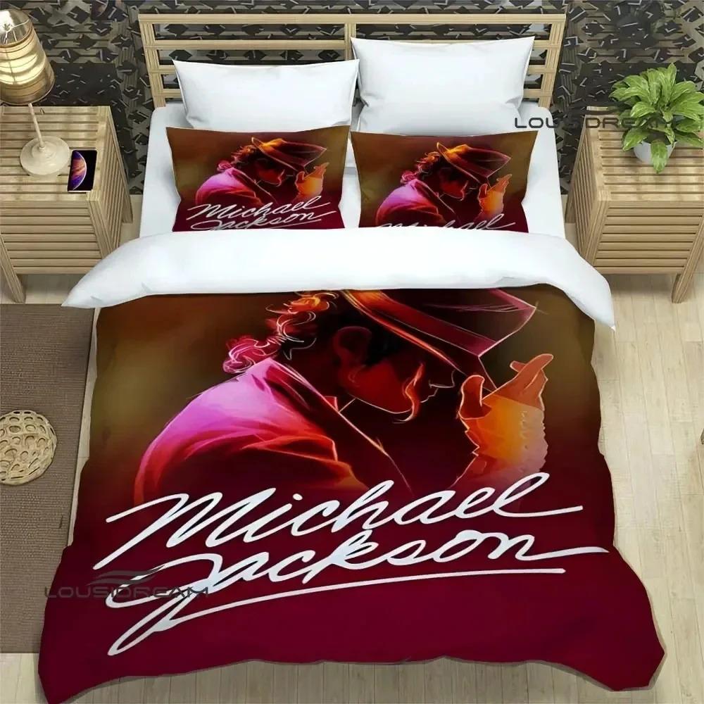 3D Print Michael Jackson Bedding Set 3D Printed Suitable for Bedroom Duvet Cover Set With Pillowcases Kids Home Textile