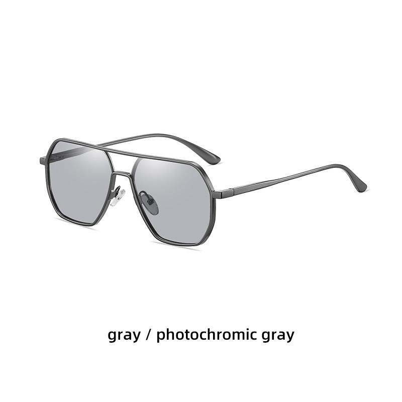 Photochromic Sunglasses For Men Uv400 Aluminum Magnesium Mirror Sun Glasses Vintage Driving Sunglass