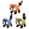 Electric Plush Red Panda Toy Interactive Walking Tail Wagging Raccoon Doll Handmade Toddlers Educational Simulation Stuffed Animal Toy