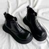 Fashion Thick Soled British Style Woman Shoes 2026Winter New Women's Ankle Boots Comfor Anti Slip Women Snow Boots Bottes Femmes