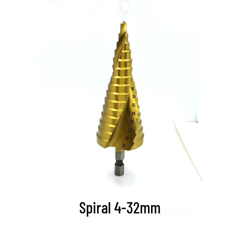 Hex Shank Pagoda Step Drill Bit for Metal