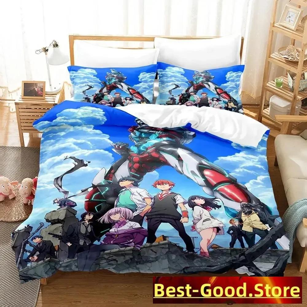 Ssss Gridman Bedding Set Single Twin Full Queen King Size Bed Set Adult Kid Bedroom Duvetcover Sets Anime Parure De Lit Bed