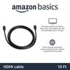 Basic HDMI Cable 48Gbps High Speed ??8K@60Hz Communication 4K@120Hz Communication Gold Plated Plug Ethernet Compatible 3.0 m Black