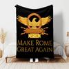 1pc Blanket SPQR Roman Eagle1 Print Design, Lightweight Blanket for Sofa, Bed- Soft &Warm, Gift for All Seasons like Christmas, Halloween
