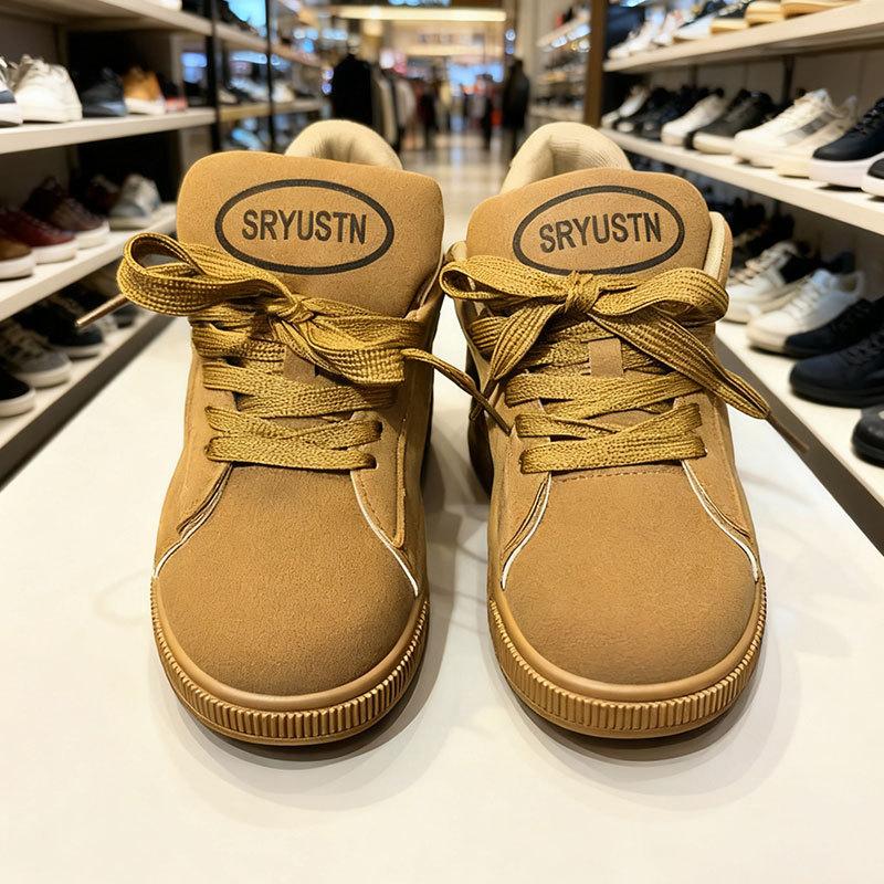 

Нишевые американские кеды, новые повседневные кеды-буханки, мужские парные кеды, осенне-зимние, высококлассные черные кроссовки женские 44 коричневый