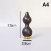 1PCS Facial Massager Point Massage Stick Calabash Shaped Brass Skincare Sandalwood Gua Sha Tool For Face And Eye Area