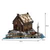 MOC Vikinged House Village Farm Ship Model Building Blocks Set Medieval Military Architecture Aldult Ideas Set Bricks Toy Gifts