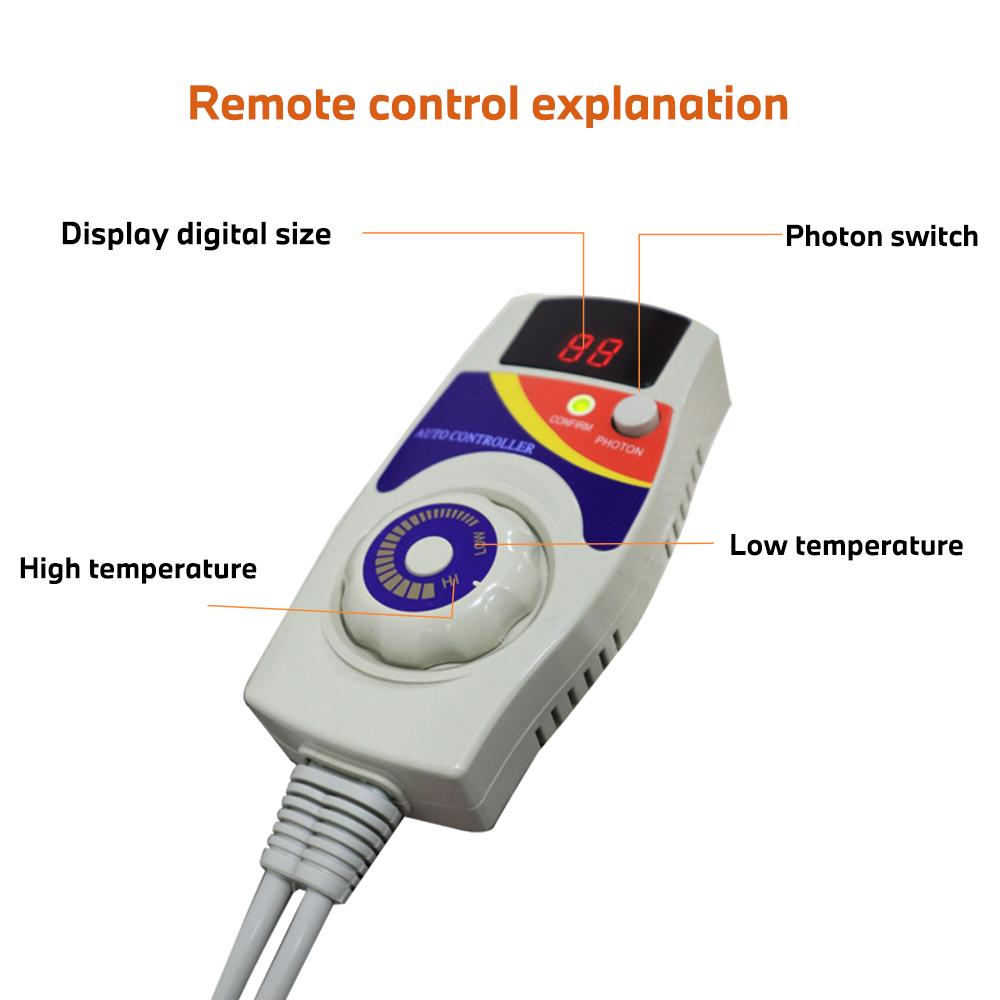 54.5 x 9.5 inches PEMF Full-Body Far-Infrared Heating Pad Magnetic Therapy Mat Chakra Gemstone Photon Waist Belt With 7 Crystals