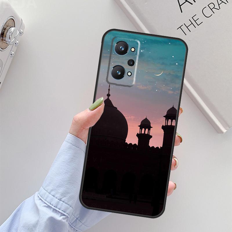 

Arabic Muslim mosque building For Realme GT 7 Pro GT 6T 6 5 C67 C61 C55 C53 C51 C21Y C25S C75 10 11 12 13 14 Pro Plus Case Realme C31