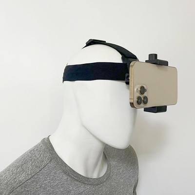 רצועת ראש תושבת אוניברסלית למחזיק לטלפונים ניידים אייפון סמסונג וואווי, וכו'