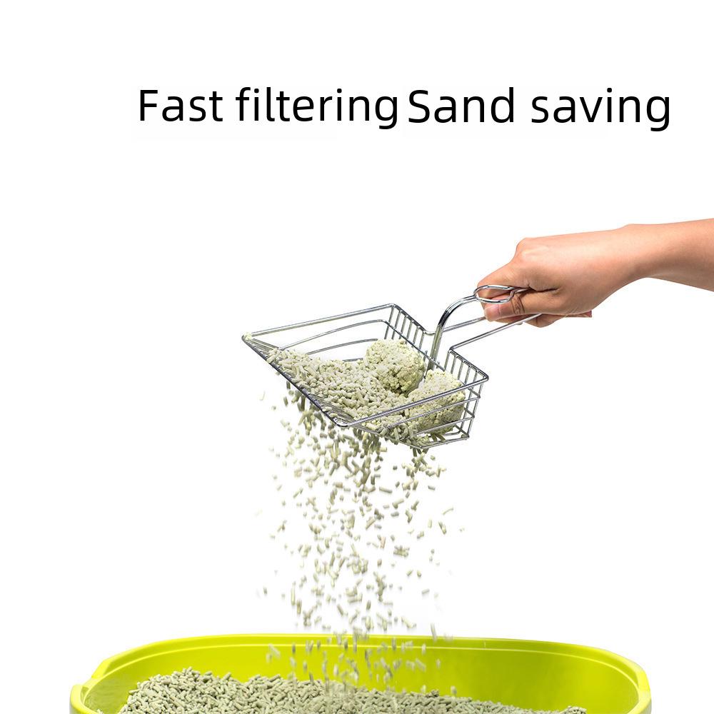 Große Katzenschaufel: Einfach zu filtern und zu reinigen, Geeignet für alle Streuarten