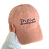 25 Early Autumn New Street Tide Brand Letter Baseball Cap Embroidery Female Big Head Circumference Showing Face Small Cap Tide