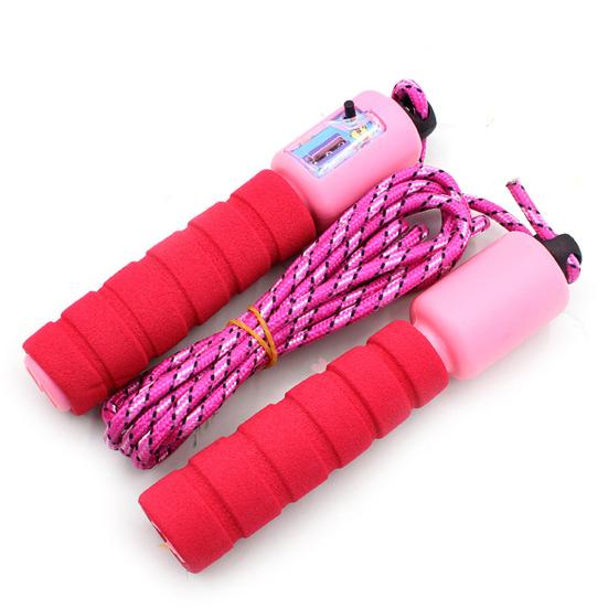 Speed Rope Counting Screen Smooth Spinning Comfortable to Grip Adjustable Length Speed Jump