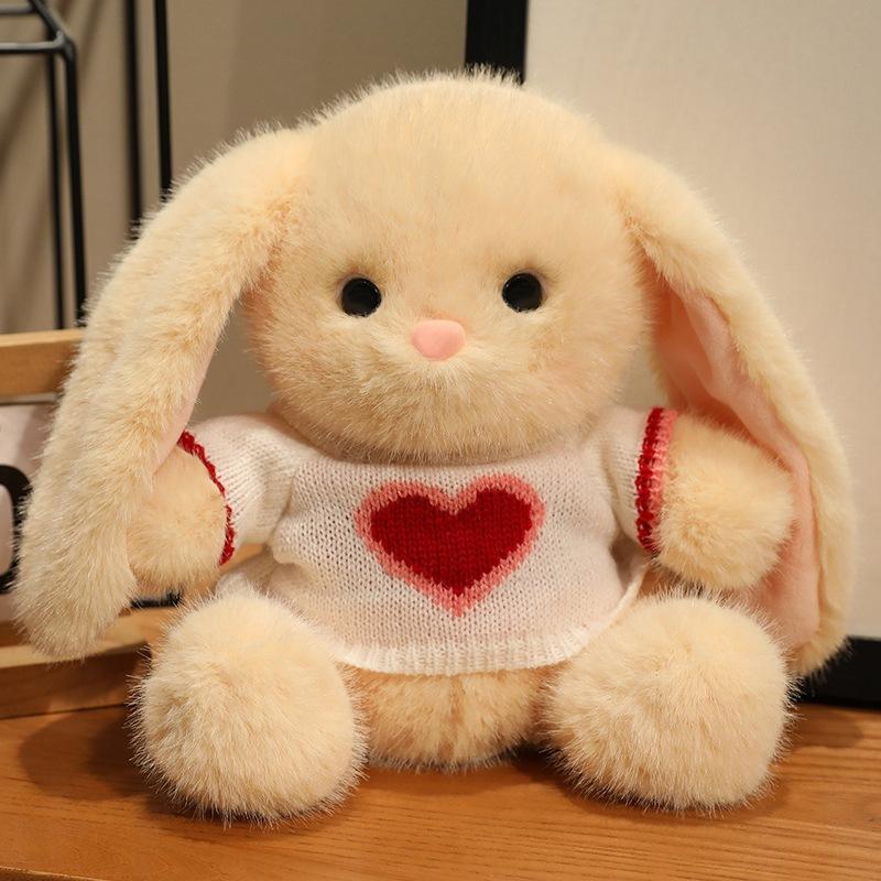 

Cute bunny doll plush toy doll rag doll children sleeping pillow girl birthday gift 25cm0.2kg
