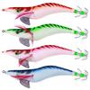 13.5CM/19.8G Luminous Fishing Shrimp Lure with Sharp Squid Hook Glow In The Dark Realistic Colorful Artificial Shrimp Hard Bait Fishing Accessories