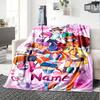 Custom Name Winx Club Theme Printed Blanket Perfect For Couch Bed Travel Outdoor Use Machine Washable Cozy Durable