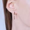 ELLE Jewelry 14K GF Swing Stick One-Touch Earrings ELGPEE443