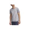 Seamless Stride SS25 Running Series Gradient Logo Slim Fit Crew Neck T-Shirt Men Tops Storm-Gray 1388043-044