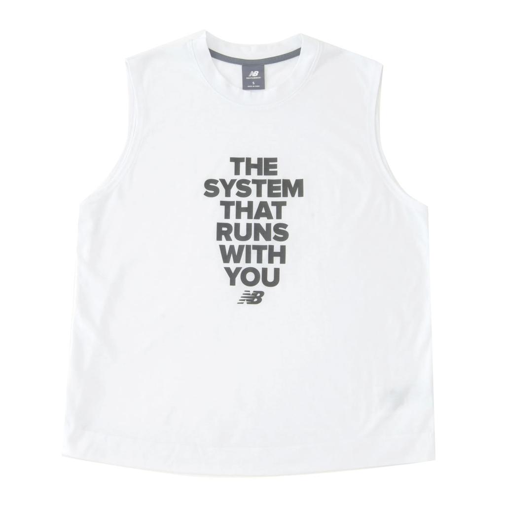New Balance Sleeveless Shifted Boxy Tank Top WT Women's (WT41553) (White)
