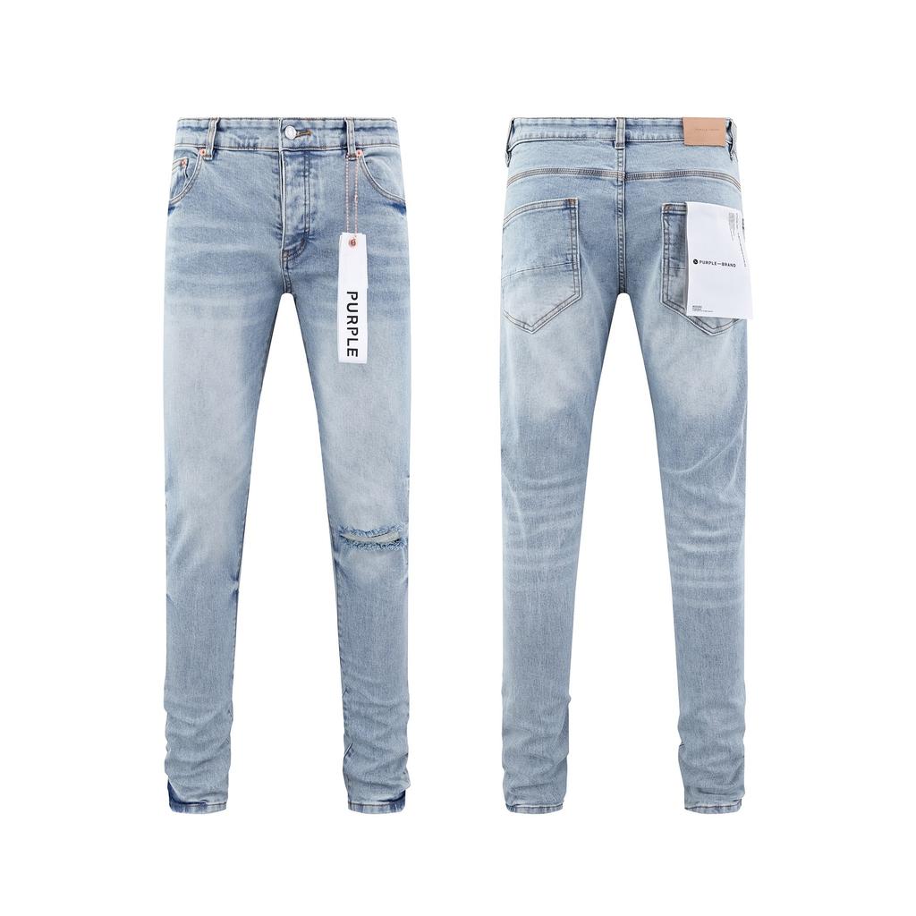 ZYLLO Retro Streetwear Men's Jeans New Trendy Low Rise Skinny Denim Pants Slim-Fit Trousers
