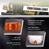 2Pcs Turn Signal Light For 2001-2006 Jeep Wrangler (TJ) Plastic Lens LH & RH 55156488AB 55156489AB-A99D