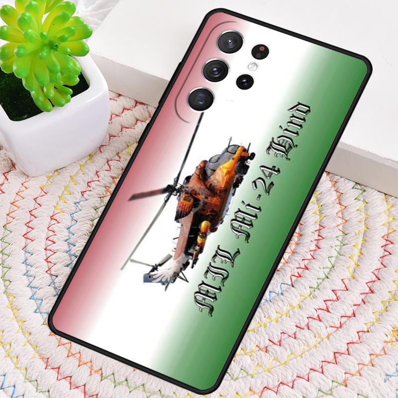 Mil Mi 24 Hind Hubschrauber Silikon Handyhülle Für Samsung Galaxy note 10 pro S26 S25 S24 S23 S22 S21 Plus S25Ultra Capa Cover