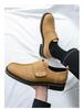 Men's Height Increasing Leather Slip-On Shoes: Summer Casual & Business Wedding Footwear