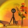 Led Usb Sunset Projector Lamp Home Decoration Portable Night Light Mood Neon Light