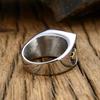 Anello da Uomo in Resina con Simbolo Massonico