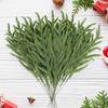 10 Pcs Artificial Flower Christmas Wreath Decorations for Tree and Home Holiday Decor