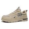 Men's Shoes 2024 New Summer Outdoor Mountaineering Platform Sports Mesh Breathable Labor Insurance Work Wear-resistant Casual Board Shoes